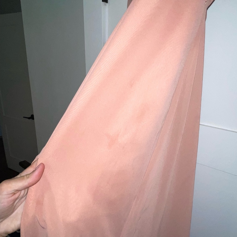 Azazie Mandy Dress in Champagne Rose - Picture 6 of 7
